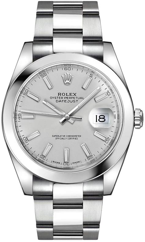 silver rolex watch|rolex silver watches for men.